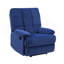 Fauteuil inclinable en velours-1970874506