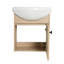 Elgie 18.14'' Single Bathroom Vanity with Ceramic Top