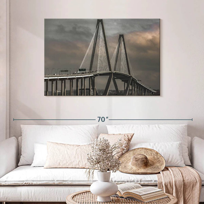 Rorry Iconic Ravenel Bridge, 30" H x 45" W
