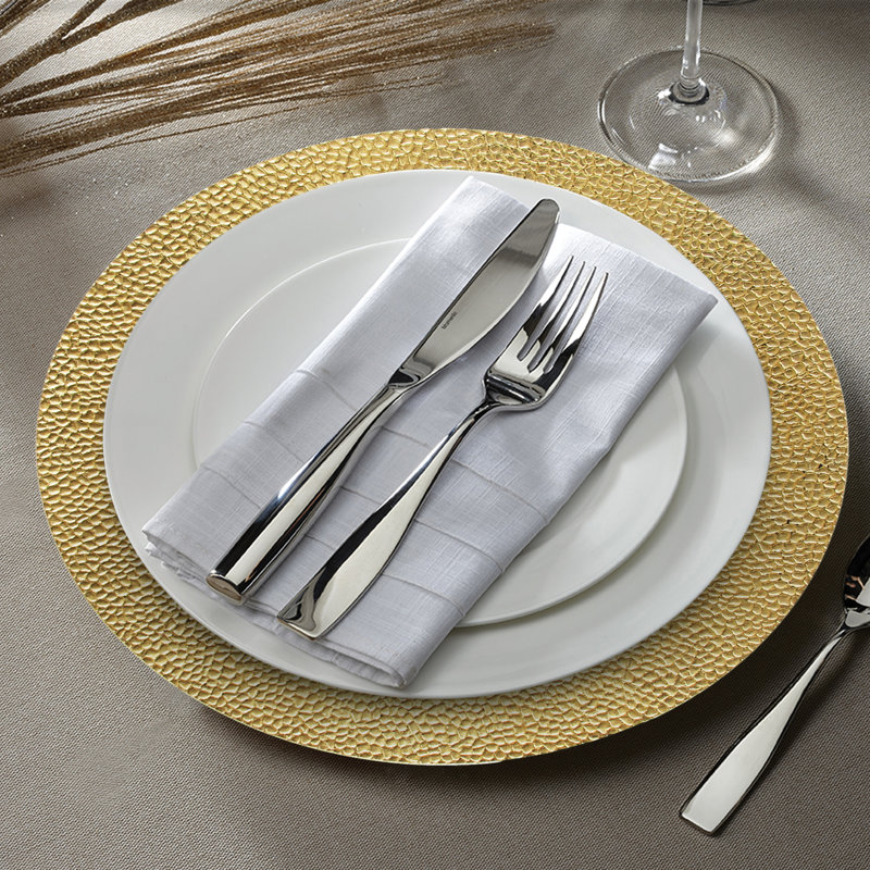 Plat de service 13 po, Or