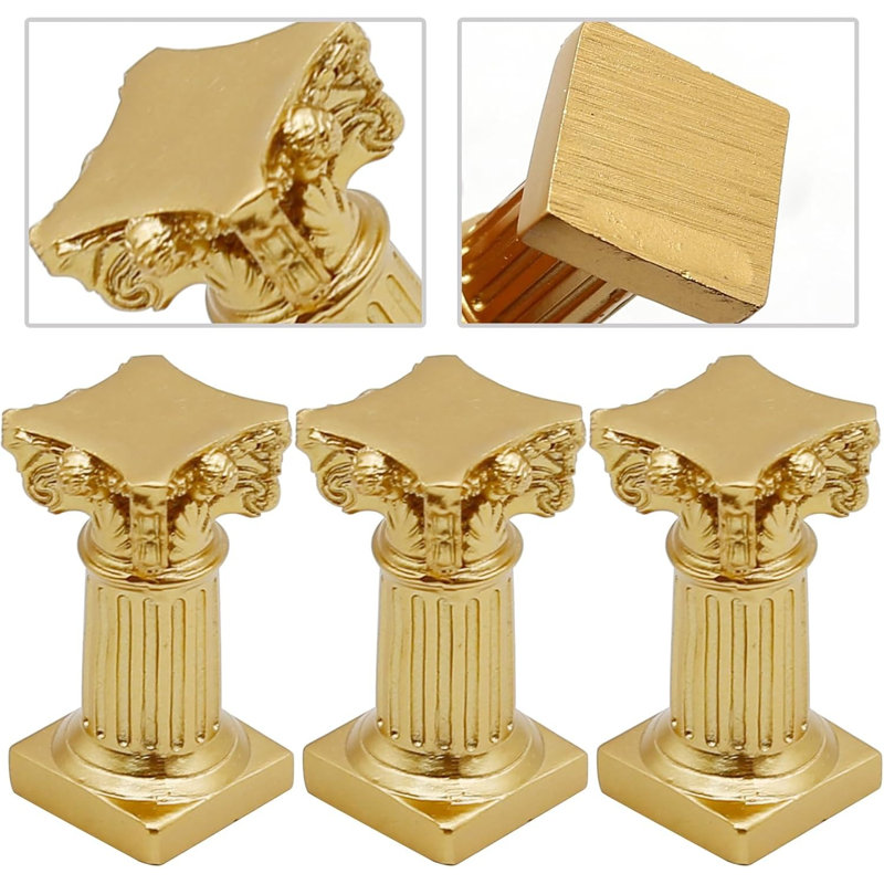 5 mini bougeoirs en résine