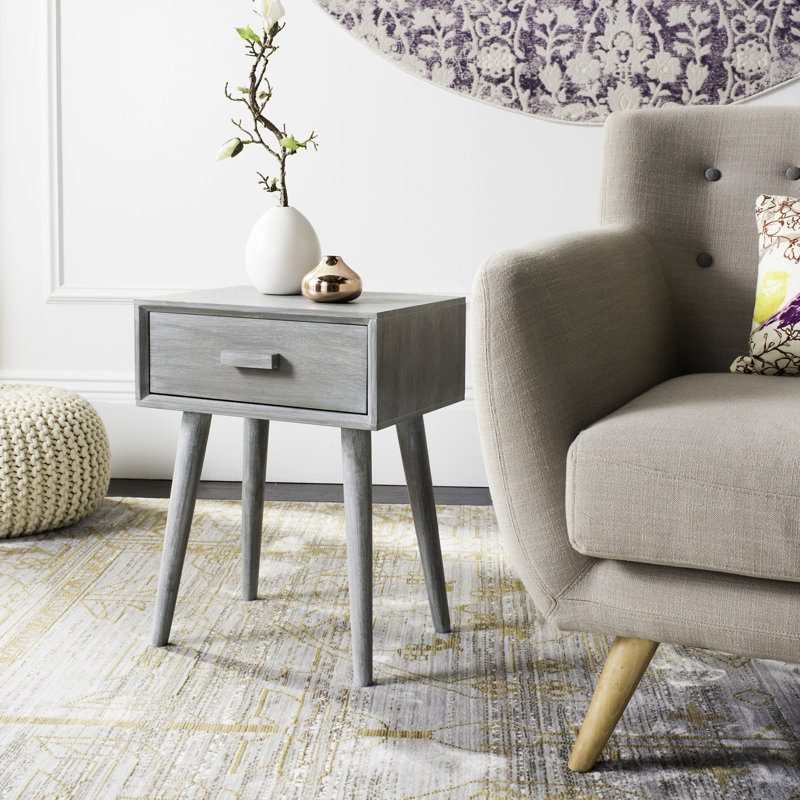 End Table, Slate Grey