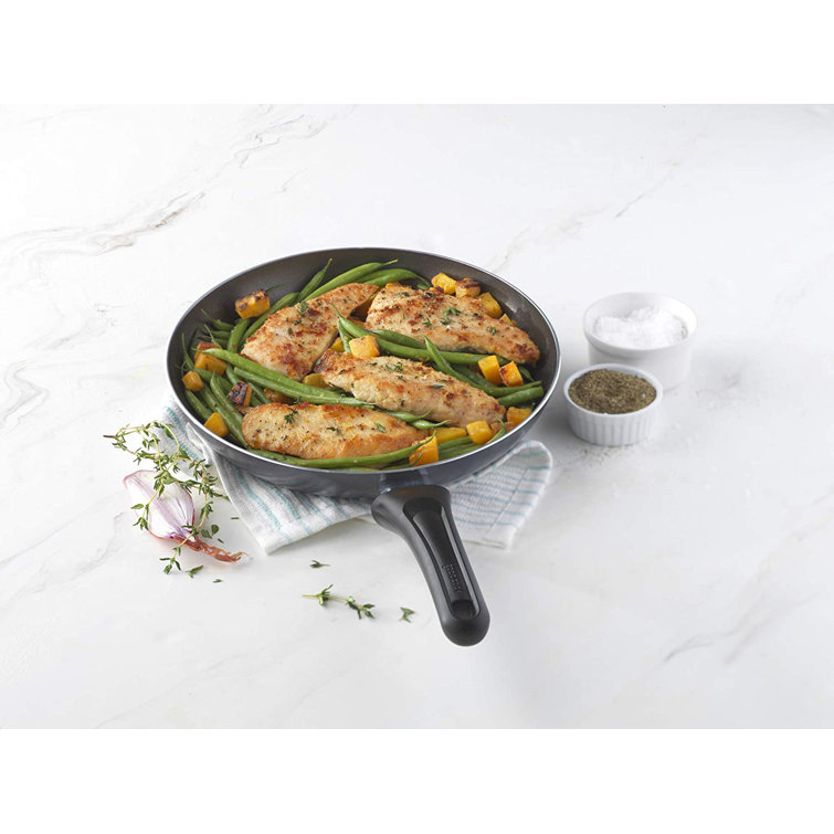 Signature 3 qt. Hard-Anodized Aluminum Nonstick 12-Inch Everyday Saute Pan  with Cover