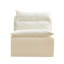 Canapé à billes blanc décoratif - Créez une zone de confort dans la chambre à coucher, le salon et la chaise de bureau-90216415
