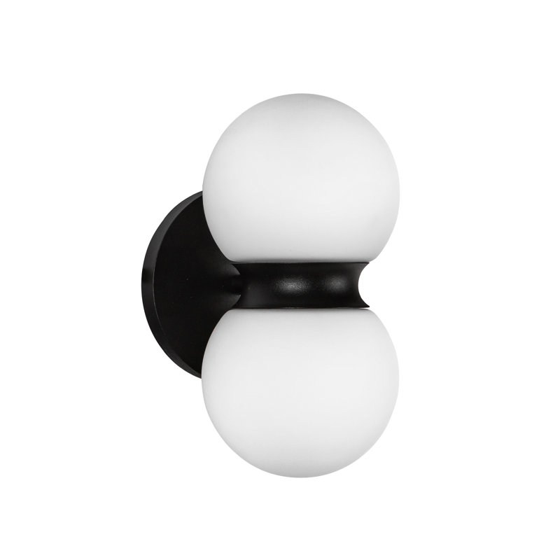 Peri Aluminium LED Wall Light, Opal Matte
