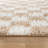 Beige Block Shag Rug – Medium Pile, Soft Texture, Kid & Pet Friendly-371401553