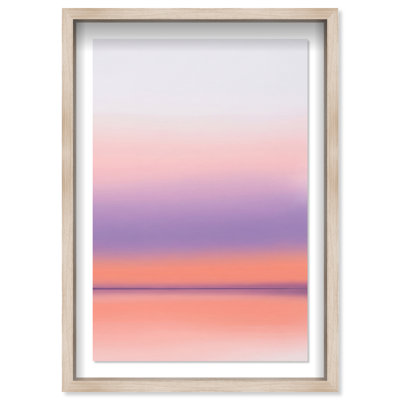 Peach Coastline Print by Oliver Gal