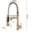 Robinet de cuisine à douchette extractible en acier inoxydable - Poignée unique, finition anti-rayures et antirouille, rotation à 360°, débit maximal de 1,8 gpm. Style moderne, acier inoxydable, résistant aux égratignures et à la rouille, pivotant.