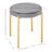 Upholstered Counter Stool with Metal Frame