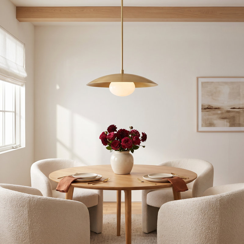 Del 1 - Light Single Pendant, Brass
