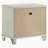 White 2-Drawer Nightstand