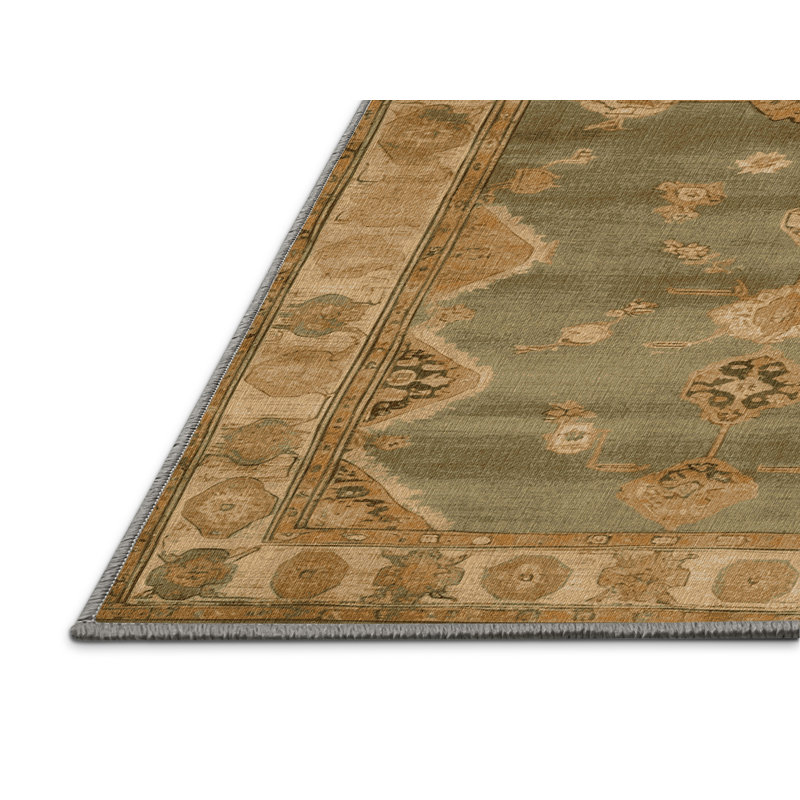 Tapis brun lavable à la machine, Tapis de couloir 2 pi x 5 pi