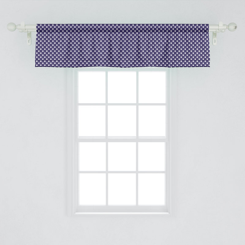 Ensemble de 2 drapeaux de cantonnière Ambesonne, L 42 po x L 18 po