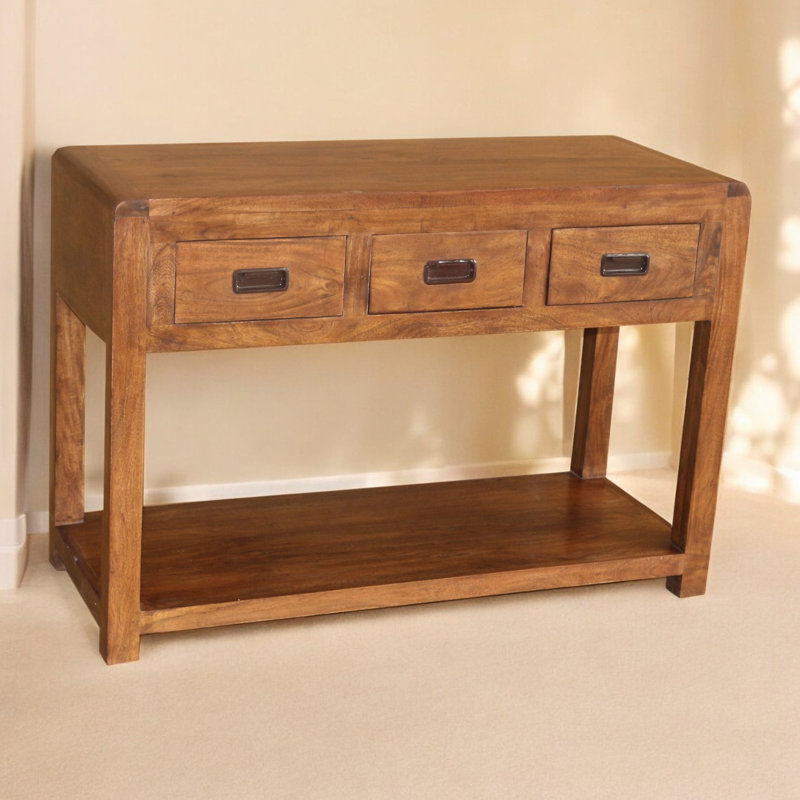 110cm Solid Wood Console Table