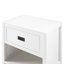 60.96cm W Solid + Manufactured Wood Bedside Table-1066403361