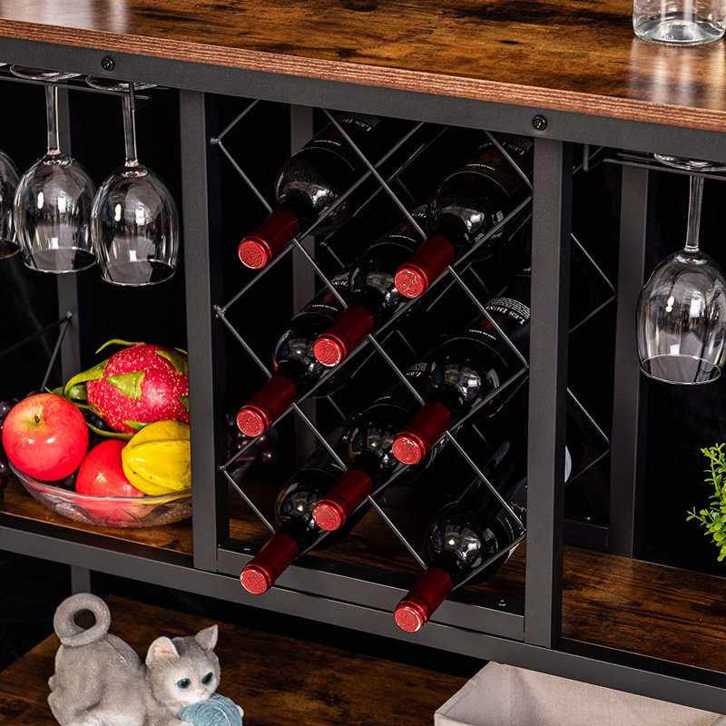Bar avec rangement pour le vin Keeana