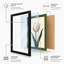 Single Tulip Study Botanical - Framed Print-187031239-187031237