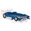 Lit plateforme avec roulettes Race-108813586