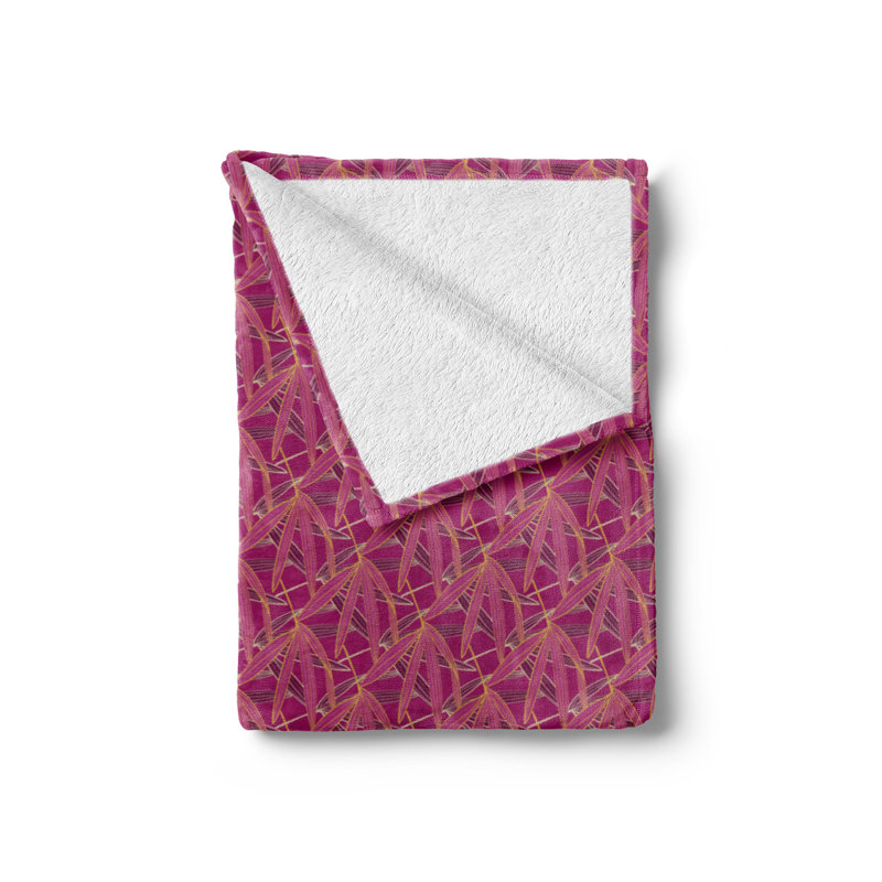 Hand Woven Throw Blanket, 50" W x 70" L
