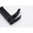 Waterfall Spout Bathroom Sink Faucet In Matte Black - Single Handle With Pop-Up Drain  Overflow Merged  Stainless Steel For Stable Performance And Easy Installation Work Integrated  Prolonged Usage