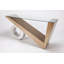 60'' W Glass Console Table