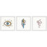 Parisa Unique Twist by Marmont Hill - 3 Piece Single Picture Frame Painting Set
