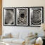 ABSTRACT Series CXCVI - Impression sur mesure avec cadre de qualité supérieure mat - 3 pièces-1122181107