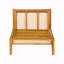 Ensemble de 2 chaises de patio simples sans accoudoirs pour l'extérieur