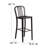 Indoor/Outdoor Commercial Grade Metal Modern Barstools (Set of 2) by Flash Furniture-2072328337-2018702032