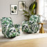 Hayti 27.2'' Wide Floral Manual Swivel Rocker Recliner (Set of 2)