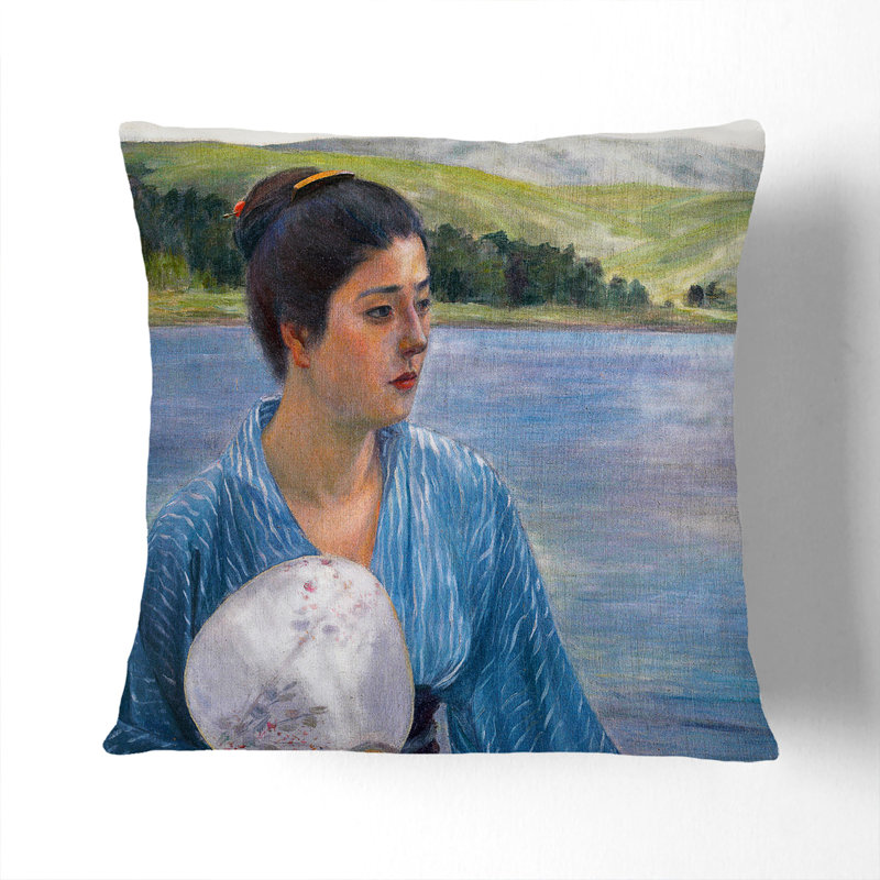 Square Cushion, 55cm H x 55cm W x 20cm D, Black