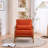 Lemley Mid Century Solid Wood Accent Chair Upholstered Armchair with an Extra Pillow-2049176363