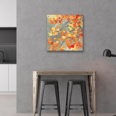 «Autumn Leaves In Sunlight», art mural en verre acrylique