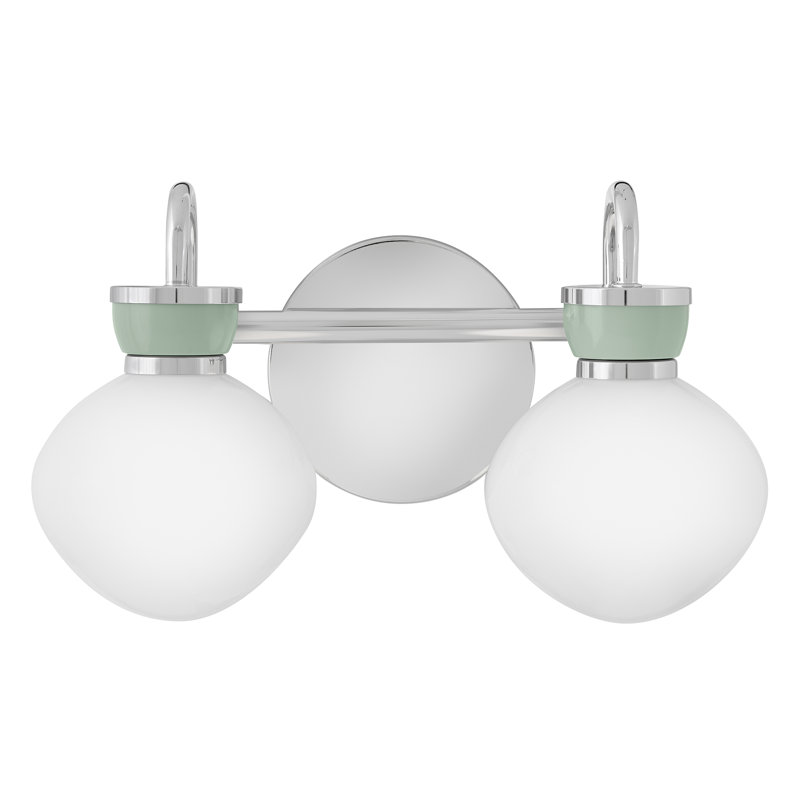  Petit meuble-lavabo à deux lumières Lucy, H 9,5 po x l 15,5 po x P 7,75 po, Deux lumières