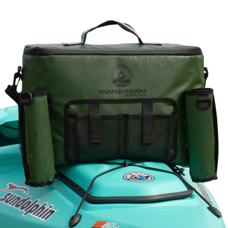 Wakeman Outdoors Kayak Cooler - Seat Back Fishing Cooler - Water-Resistant Insulated Bag - 8-12 Hour Cooling Time - Kayak Accessories