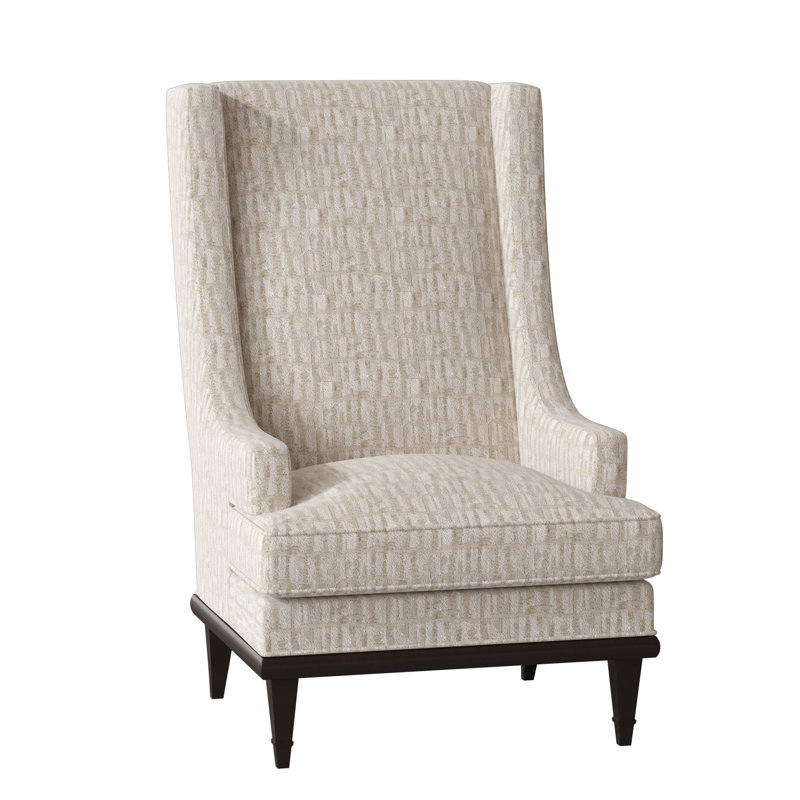Fauteuil à oreilles 30 po Dublin, Brouillards blancs, Noyer américain