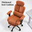 Fauteuil de bureau confortable avec repose-pieds-133595416