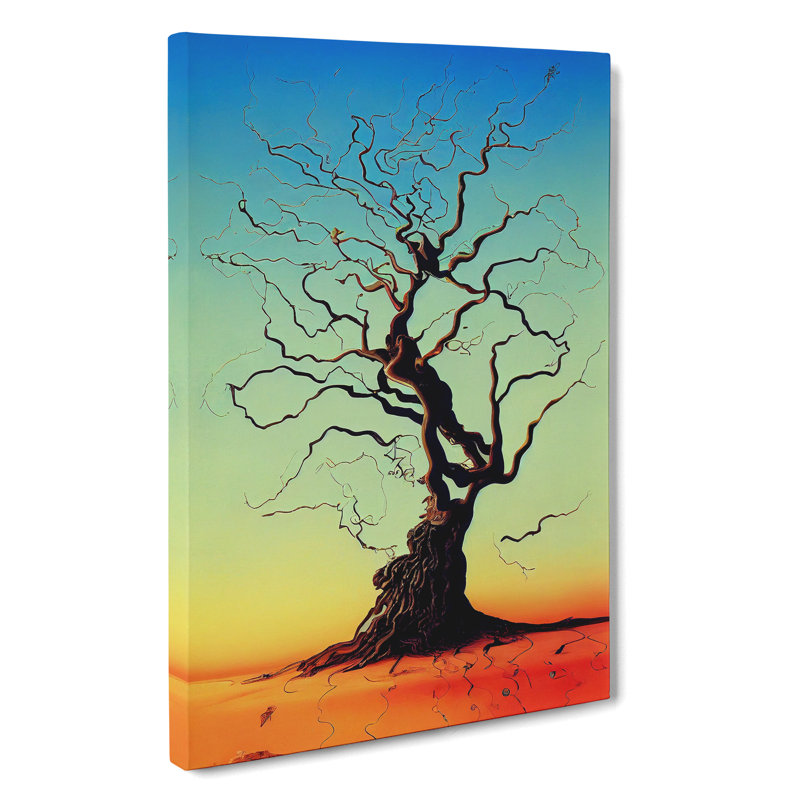 Surreal Tree - Wrapped Canvas Print, 50cm H x 35cm W x 3cm D