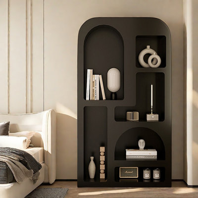 Light Luxury Modern Floor Painted Wooden Bookcase
