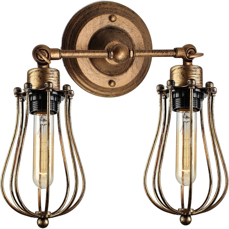 Armed Sconce, Brushed Copper
