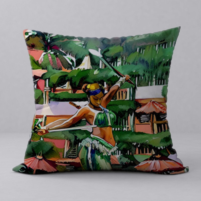 Reversible Throw Pillow