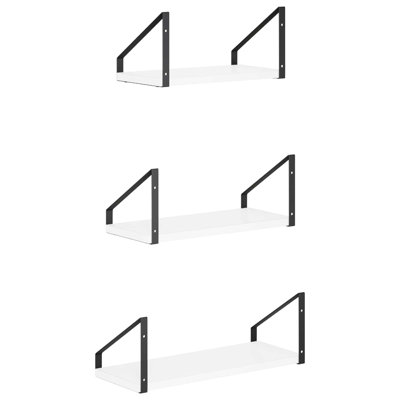 6 -Piece Steel Floating Shelf