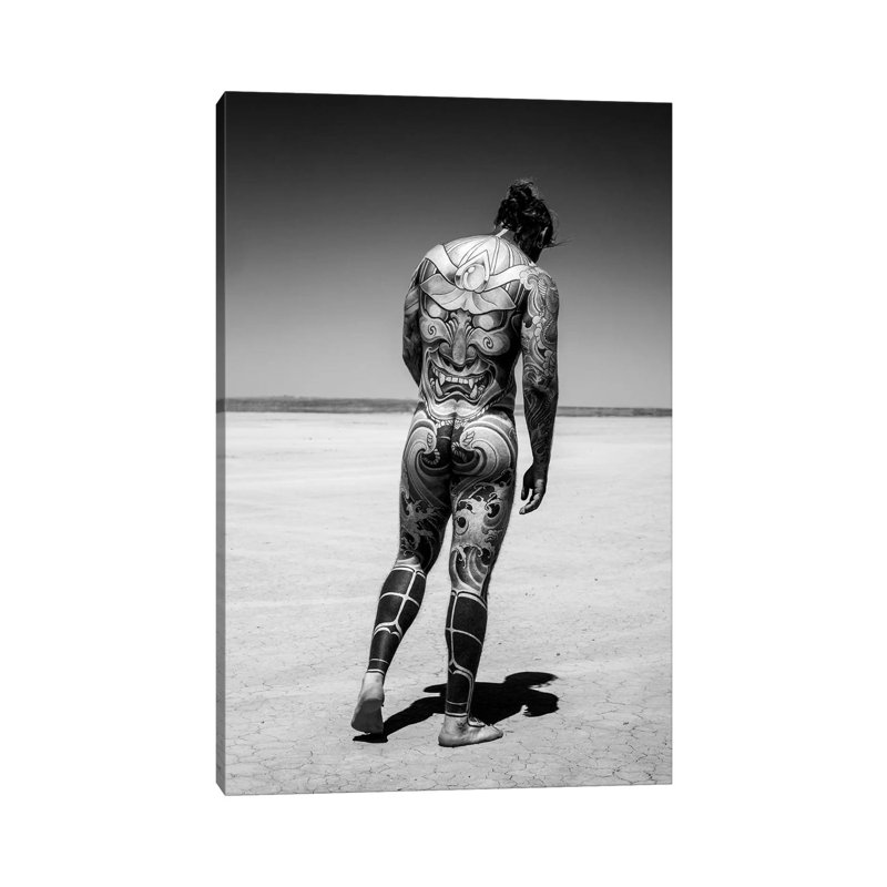 Tattoo Guy by Gregory Prescott - Print on Canvas, Wrapped Canvas, 101.6cm H x 66.04cm W x 3.81cm D