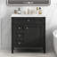 Meuble-lavabo moderne de 30 po avec 3 tiroirs et un organiseur de porte d'armoire-624269165