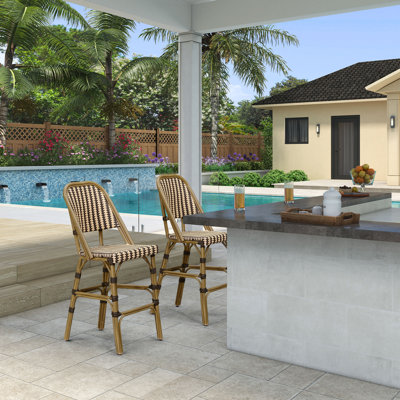Metal Outdoor 64cm Counter Stool