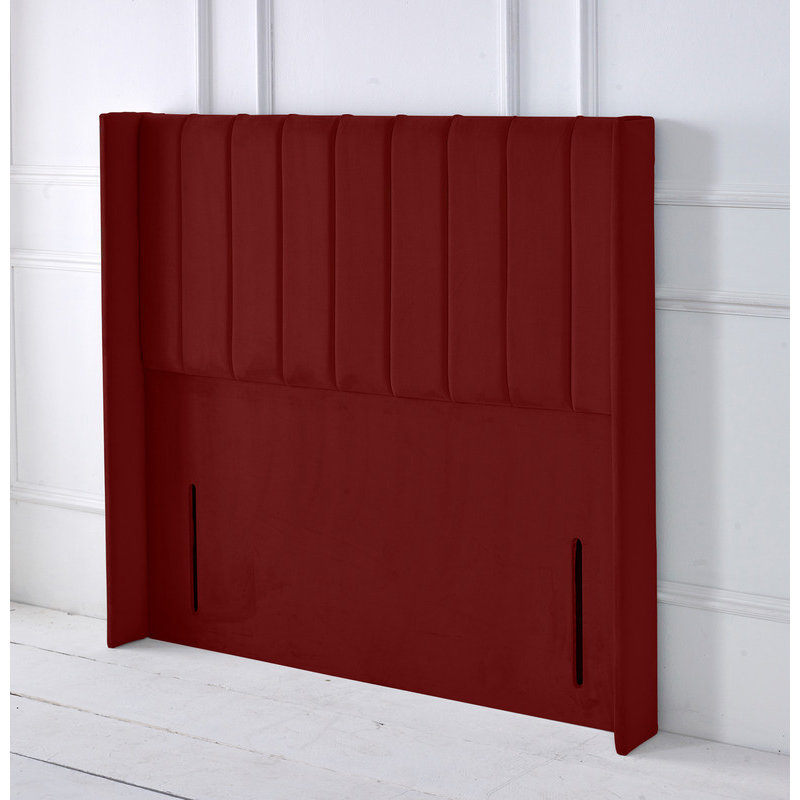 Upholstered Headboard, Burgundy, Kingsize (5')