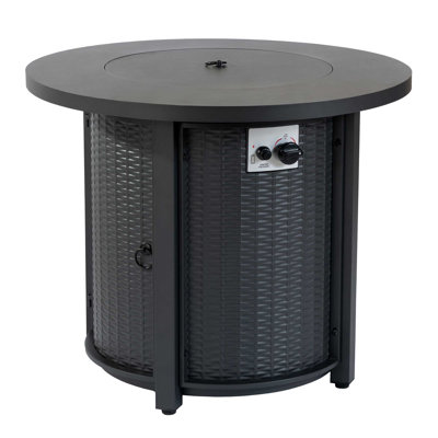 Paramount Eclipse Steel Fire Pit Table, 30IN