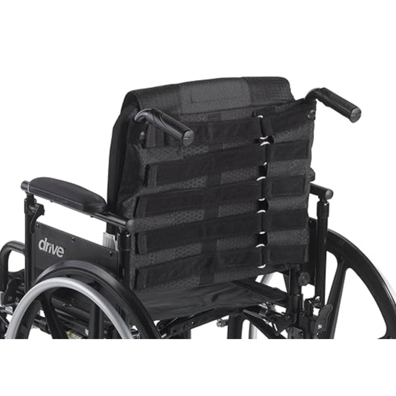Adjustable Tension Back Cushion, 16"-21", 17.5" W x 16" D