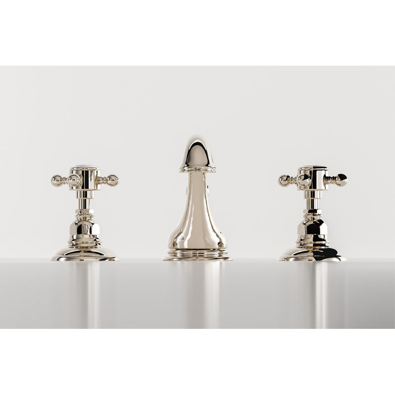 Viaggio® Widespread Lavatory Faucet, Unlacquered Brass
