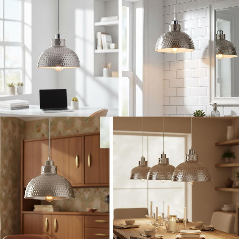 - Light Pendant, No, Satin Nickel